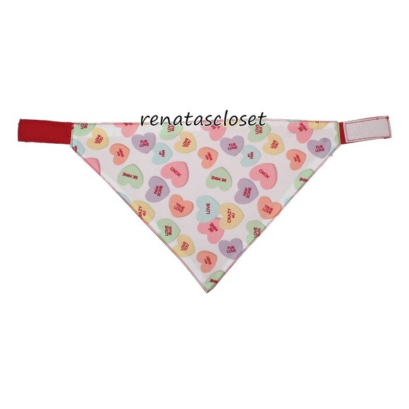 Bond & Co for Petco "Puppy Love" Reversible Valentine Dog Bandana NWT/NIP - Picture 7 of 11